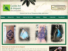 Tablet Screenshot of castleart.com